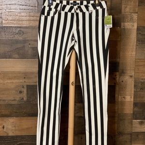 Black/White Striped Jeans